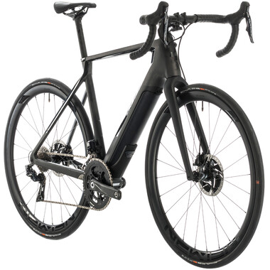 Bicicleta de carrera eléctrica CUBE AGREE HYBRID C:62 SLT Shimano Dura Ace Di2 34/50 Negro 2020 0